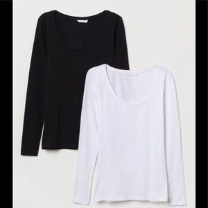 H&M Organic cotton long sleeve tops